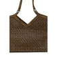 Brown Buffalo Leather Handbag