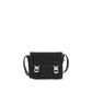 Black Polyester Shoulder Bag