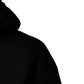 Men Black Hooded Full Zip Bomber Jacket