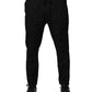 Black Cotton Skinny Men Jogger Trouser Pants