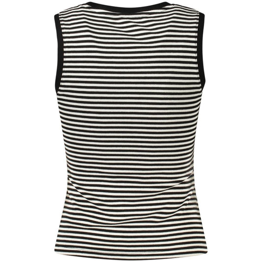 Black Cotton Women's Tank Top