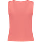 Pink Cotton Women's Tank Top
