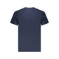 Blue Cotton Men T-Shirt