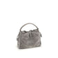 Gray Fur Shoulder Bag