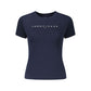 Blue Cotton Women T-Shirt