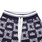 Blue DG Logo Print Chino Men Bermuda Shorts
