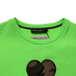 Green Patchwork Heart Men Sweatshirt Sweater