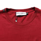 Maroon Cotton Crew Neck Short Sleeves T-shirt