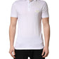 White Collared Short Sleeves Men Polo T-shirt