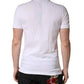 White Collared Short Sleeves Men Polo T-shirt