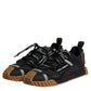 Black Logo Lace Up Low Top NS1 Sneakers Shoes