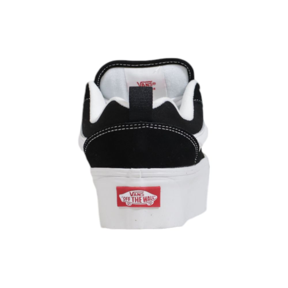 Black And White Suede Leather Chunky Sneakers