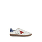 White Calf Leather Bos Taurus Chunky Sneakers