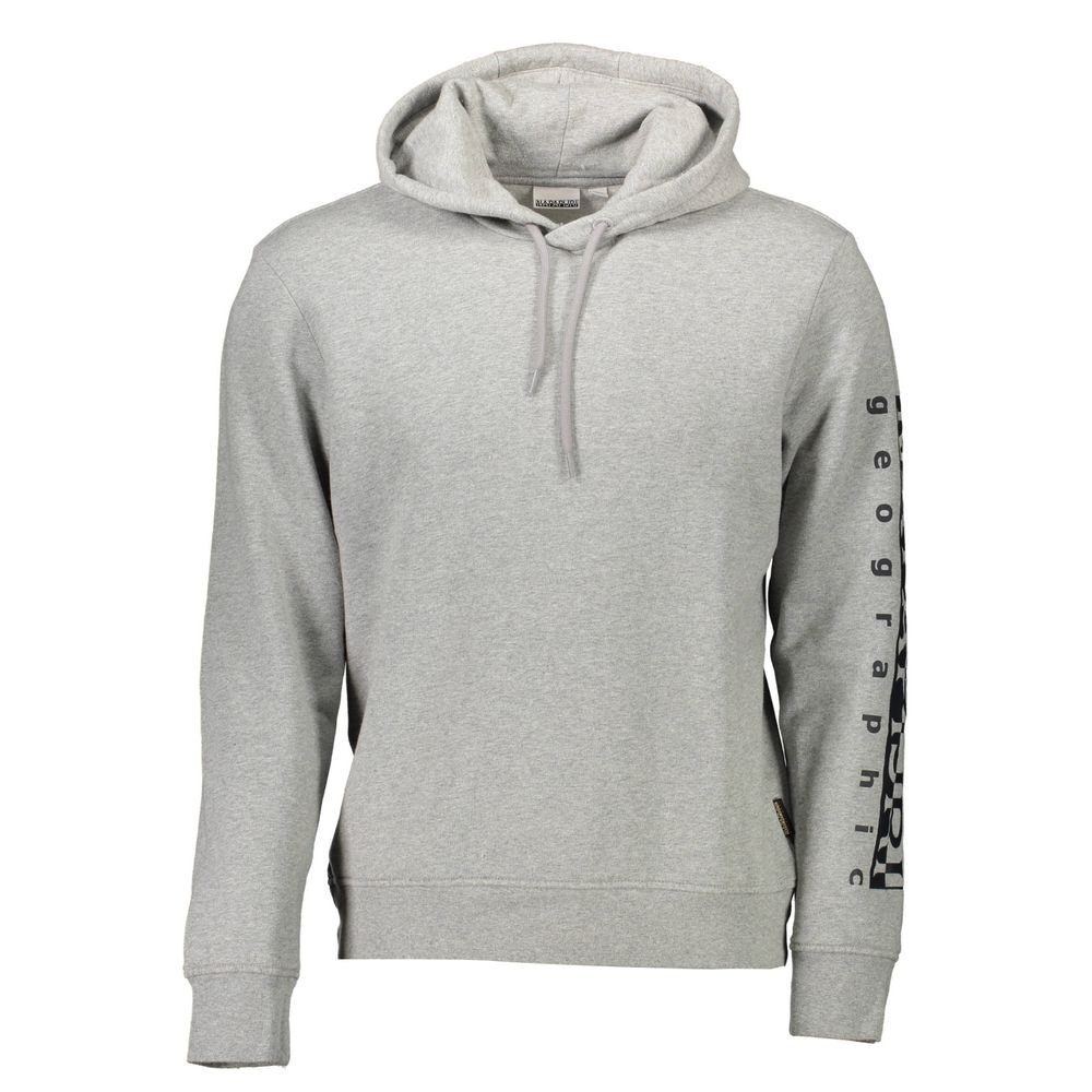 Gray Cotton Men Sweater