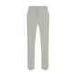 White Cotton Casual Pants