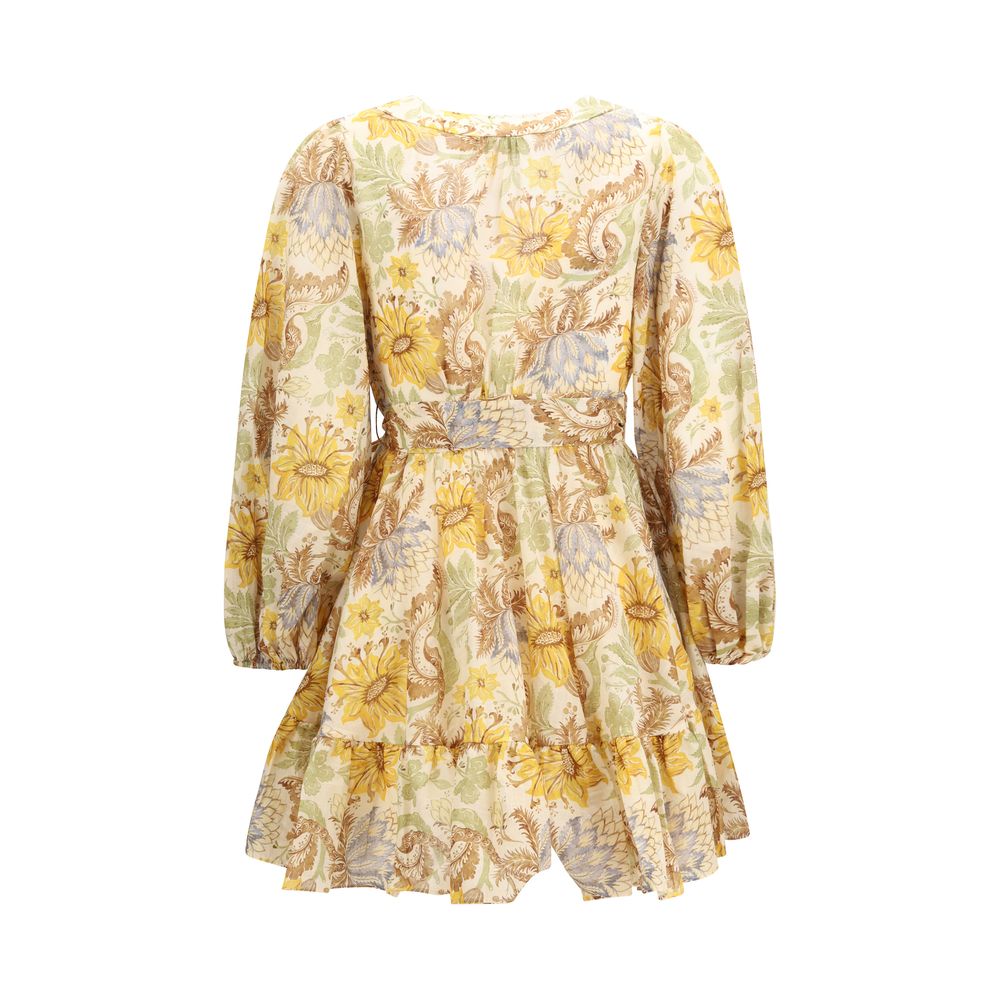 Bicolor Cotton Casual Dress