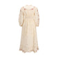 Beige Linen Casual Dress