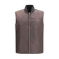 Brown Polyamide Sleeveless Jacket