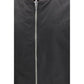 Brown Polyamide Sleeveless Jacket