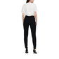 Black Viscose Casual Pants
