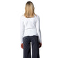 White Polyester Turtleneck