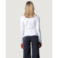 White Polyester Turtleneck