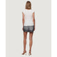 Cream Viscose T-Shirt