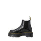 Black Leather Ankle Boots