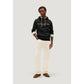 Black Cotton Hoodie