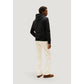 Black Cotton Hoodie