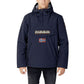 Blue Polyester Shell Jacket