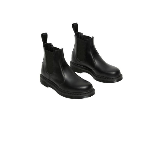 Black Leather Ankle Boots