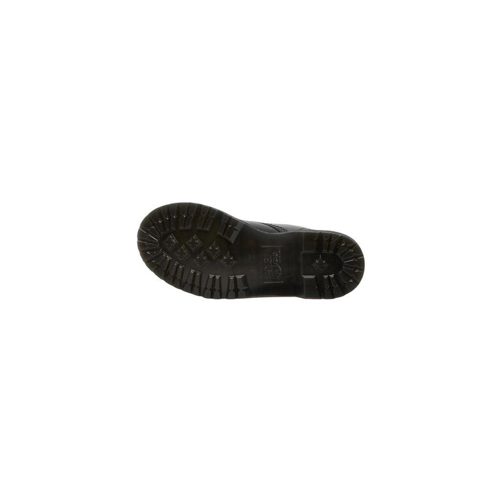 Black Leather Lace-Up Boots