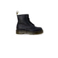 Black Leather Lace-Up Boots