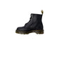 Black Leather Lace-Up Boots