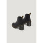 Black Leather Ankle Boots