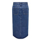 Blue Cotton Long Skirt