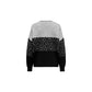 Gray Marabou Sweatshirt