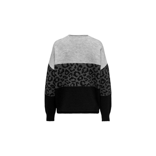 Gray Marabou Sweatshirt