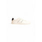 Cream Leather Low Top Sneakers