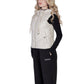 Cream Polyethylene Sleveless Jacket