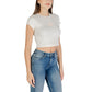 Cream Cotton T-Shirt