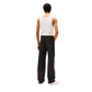 Black Organic Cotton Casual Pants