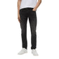Black Cotton Skinny Jeans