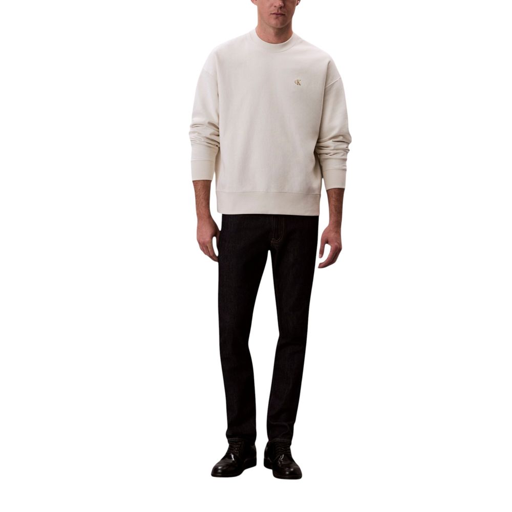 White Cotton Sweatshirt