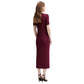 Bordeaux Modal Long Dress