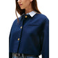 Blue Viscose Blazer