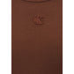 Brown Cotton Long Dress