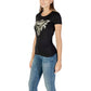 Black Cotton T-Shirt