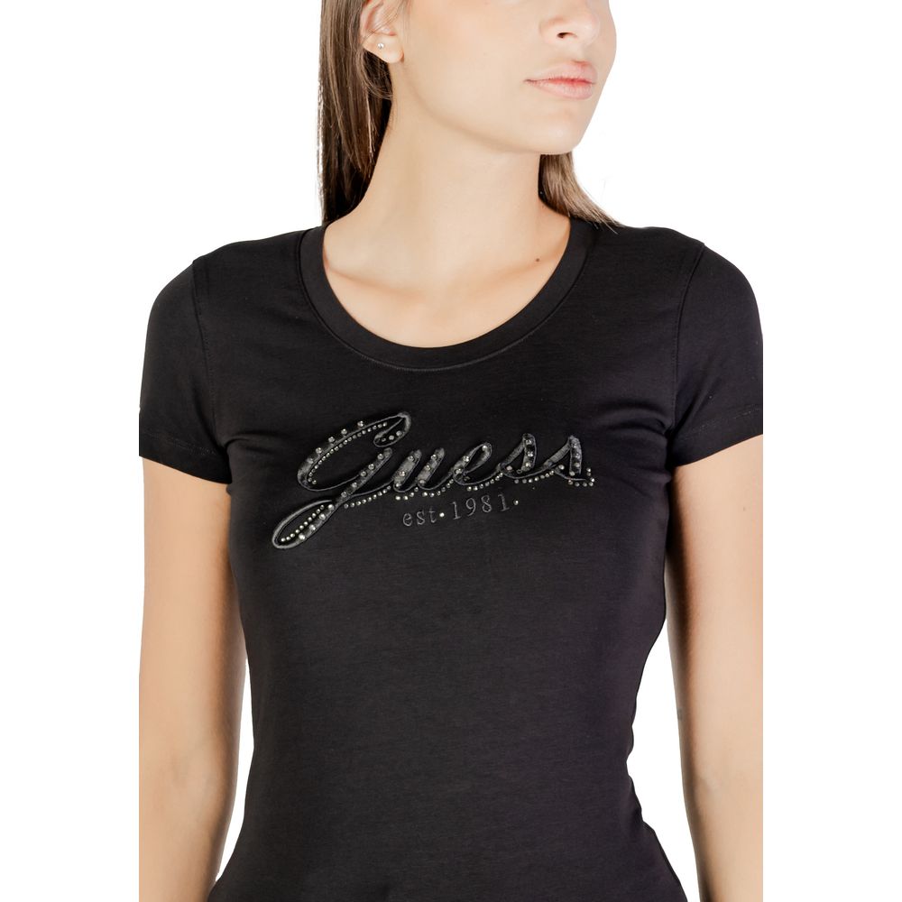 Black Cotton T-Shirt